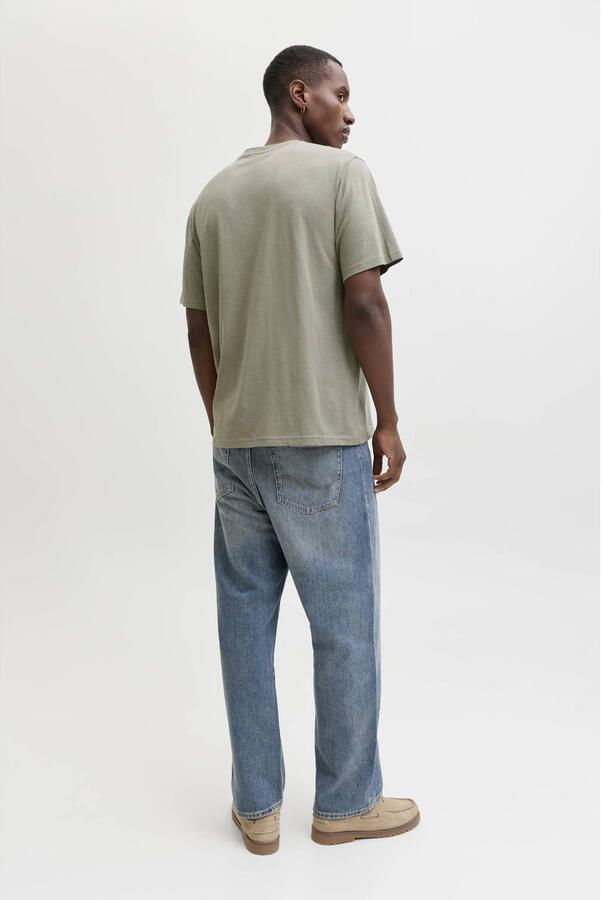 JACK & JONES ESSENTIALS relaxed T-shirt lichtkaki - Foto 3