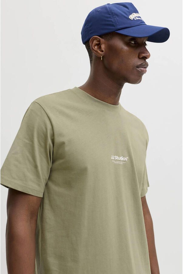 JACK & JONES ESSENTIALS relaxed T-shirt lichtkaki - Foto 2
