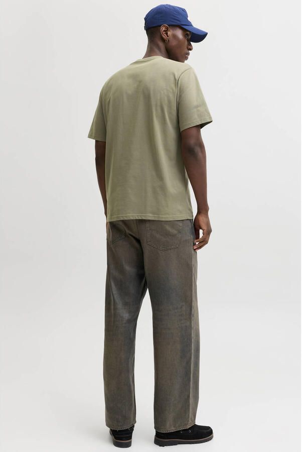 JACK & JONES ESSENTIALS relaxed T-shirt lichtkaki - Foto 3