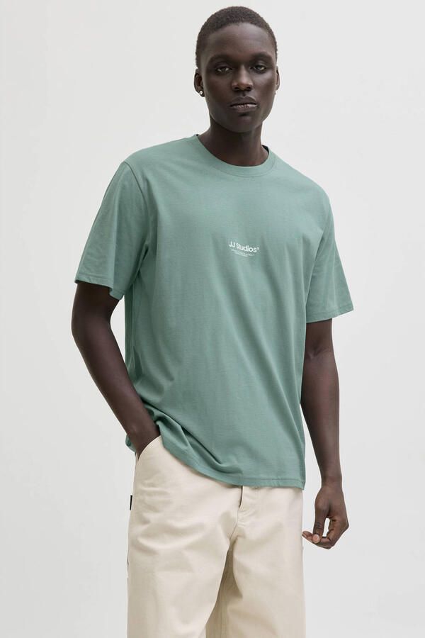 JACK & JONES ESSENTIALS relaxed T-shirt turquoise