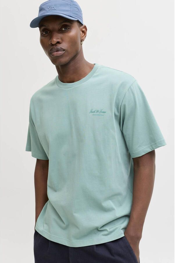 JACK & JONES ESSENTIALS relaxed T-shirt turquoise - Foto 3
