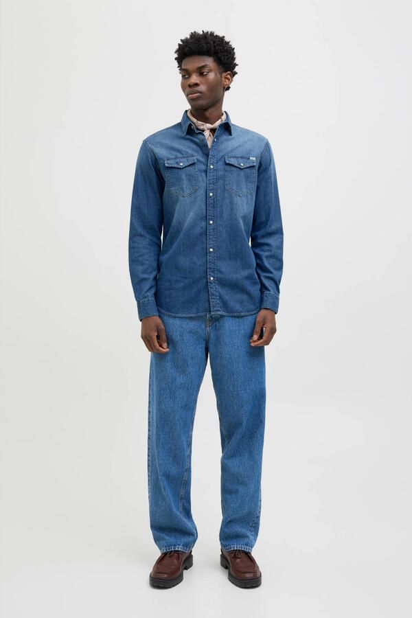Jack & Jones Jeans overhemd JJESHERIDAN in workwear-stijl met robuuste katoenkwaliteit - Foto 2