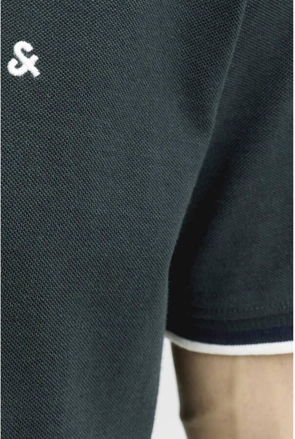 JACK & JONES ESSENTIALS slim fit polo donkergroen - Foto 2