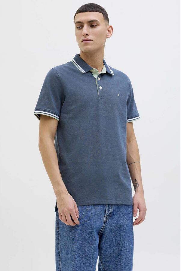Jack & jones Slim fit poloshirt met logostitching model 'PAULOS' - Foto 3