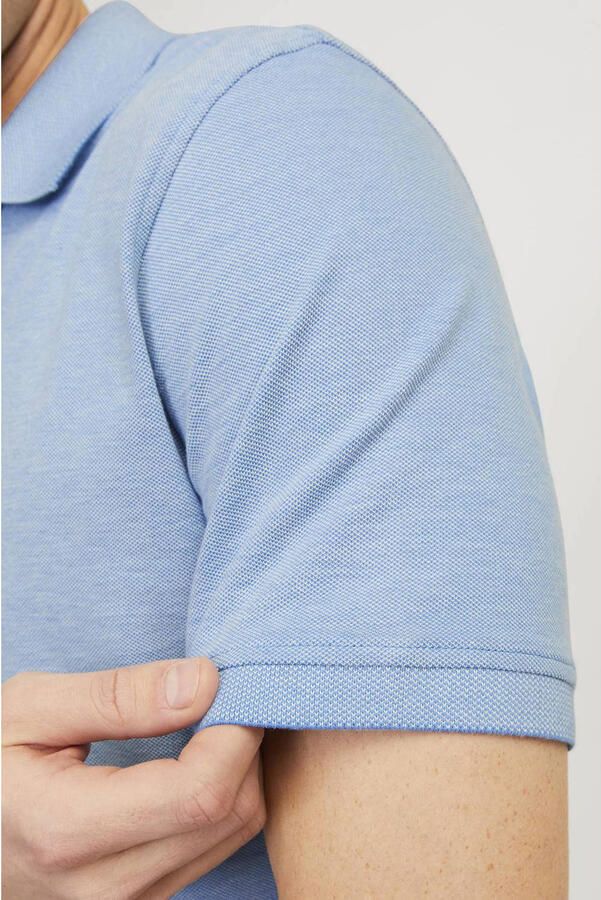 Jack & jones Slim fit Poloshirt met viscose Model 'Paulos'