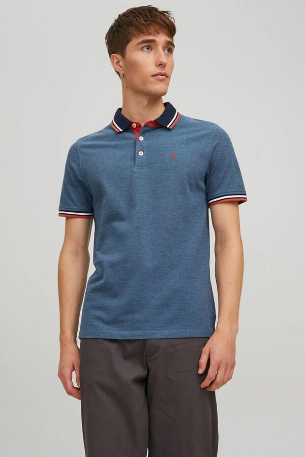 Jack & Jones Poloshirt JJEPAULOS Poloshirt met klassieke kraag en figuuraccentuerende vorm