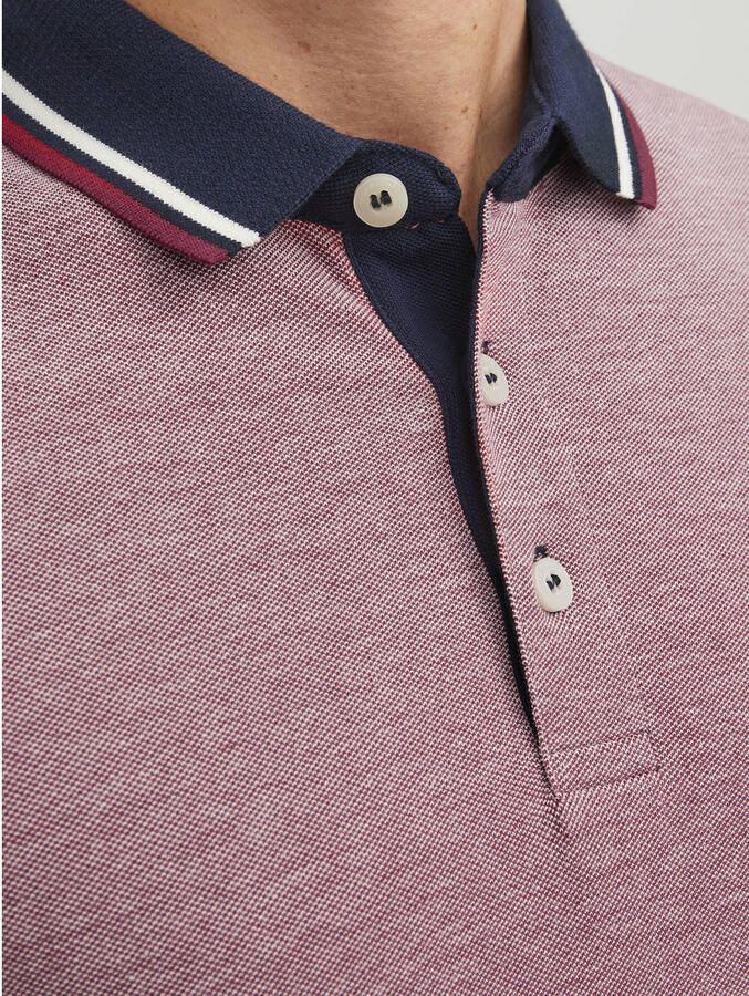 Jack & Jones Poloshirt JJEPAULOS Poloshirt met klassieke kraag en figuuraccentuerende vorm