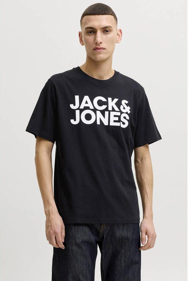 JACK & JONES ESSENTIALS slim fit T-shirt Jjecorp met logo - Foto 2