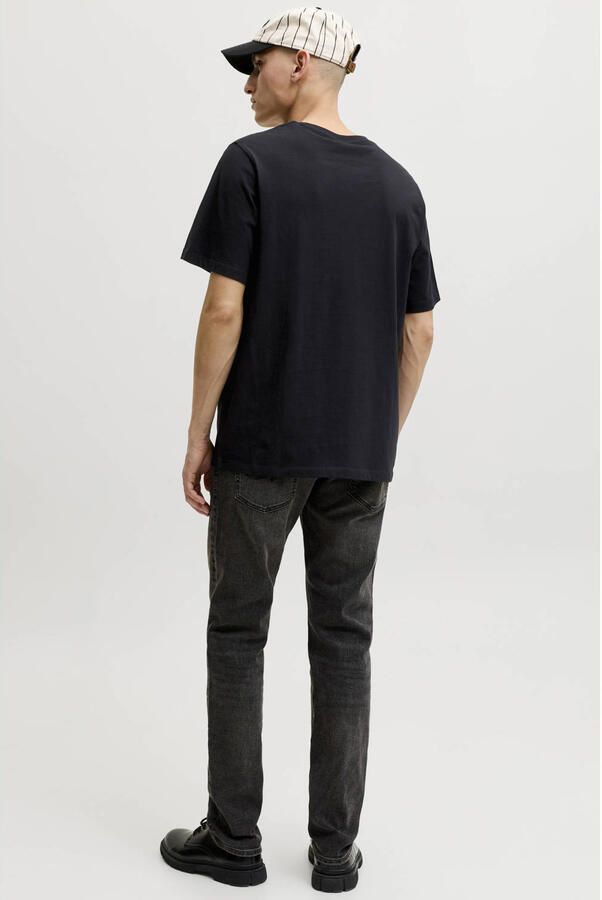 Jack & Jones Shirt met ronde hals JJECORP met logo-print en klassieke ronde hals