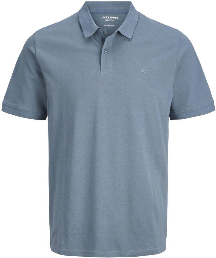 JACK & JONES ESSENTIALS slim polo blauw
