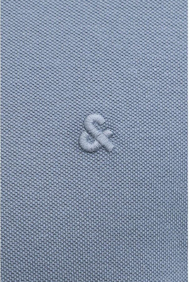 JACK & JONES ESSENTIALS slim polo blauw - Foto 3