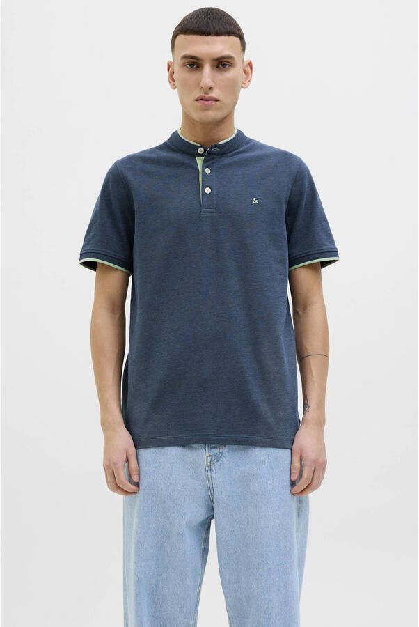 Jack & Jones Poloshirt JJEPAULOS MAO POLO met geborduurd logo - Foto 3