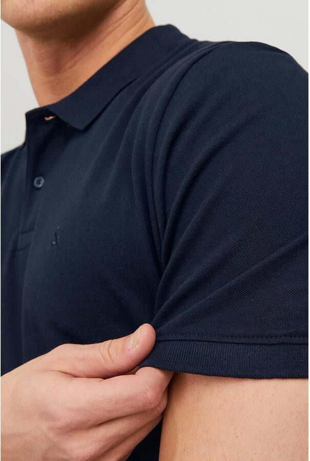Jack & jones Blauw Katoenen Poloshirt Model 1906000128 Blue Heren