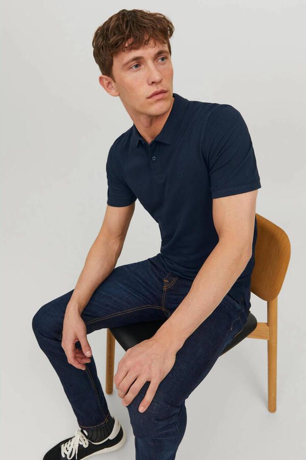 Jack & jones Blauw Katoenen Poloshirt Model 1906000128 Blue Heren - Foto 3