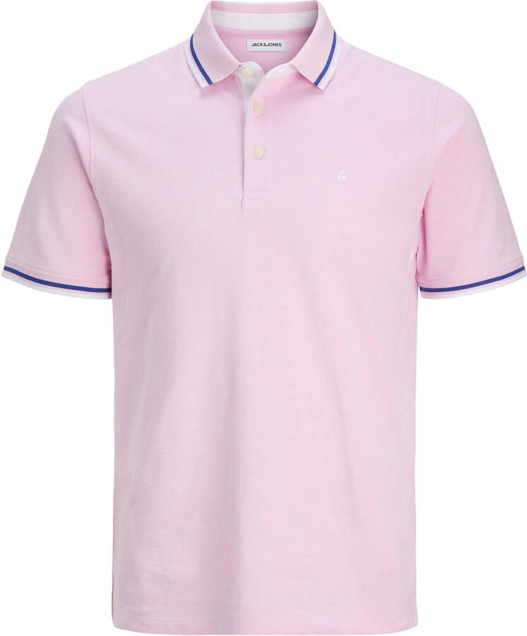 JACK & JONES ESSENTIALS slim polo roze - Foto 2