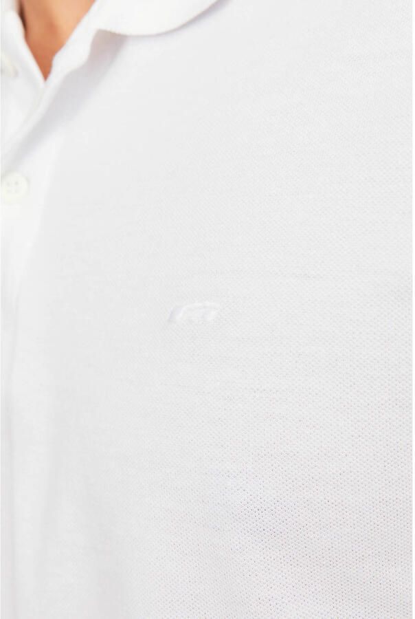 Jack & jones Witte Katoenen Polo Shirt Lente Zomer Collectie White Heren