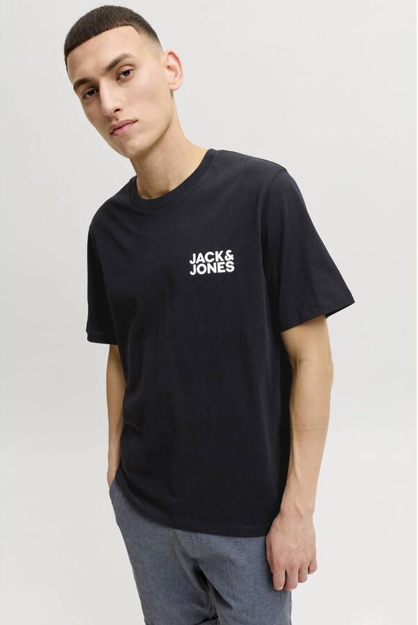 Jack & Jones T-shirt JJECORP Heren-T-shirt met figuuraccentuerende silhouet
