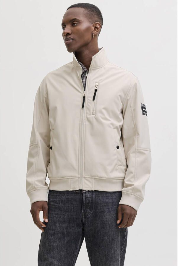Jack & jones Regular fit bomberjack met opstaande kraag model 'Parker'