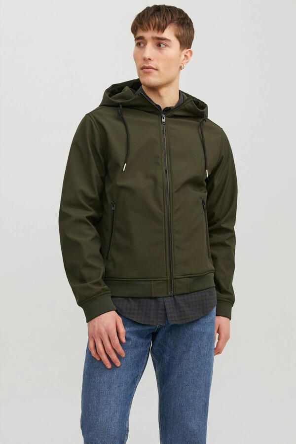 Jack & Jones Softshell-jack JJEBASIC met waterafstotende functie - Foto 2
