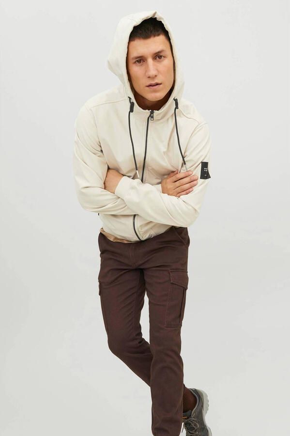 Jack & Jones Softshell-jack JJEBASIC met waterafstotende functie - Foto 3