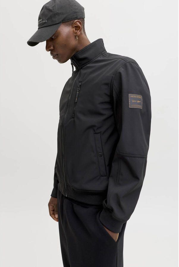 Jack & jones Regular fit bomberjack met opstaande kraag model 'Parker' - Foto 3