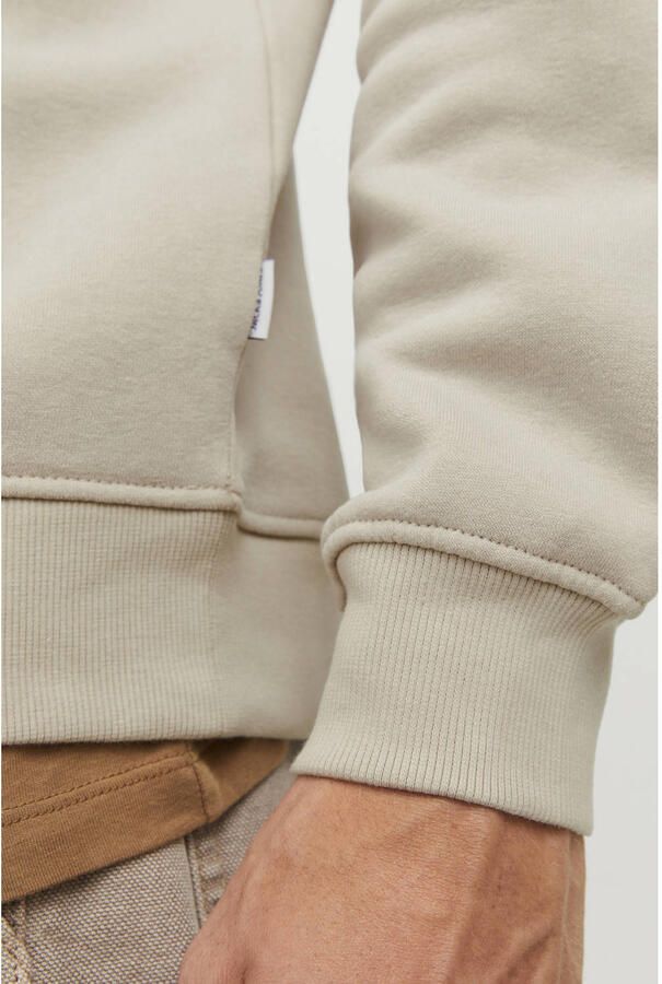 Jack & jones Sweater Jack & Jones Bradley sweatshirt met halve rits