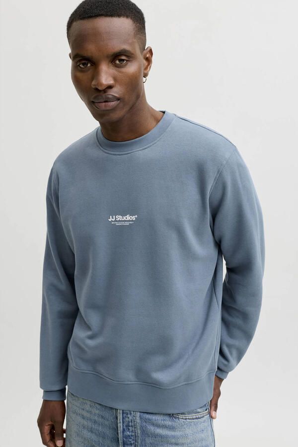JACK & JONES ESSENTIALS sweater blauw - Foto 3