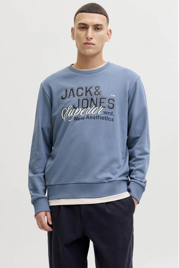 JACK & JONES ESSENTIALS sweater blauw