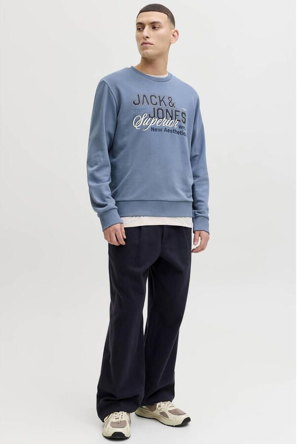 JACK & JONES ESSENTIALS sweater blauw - Foto 2
