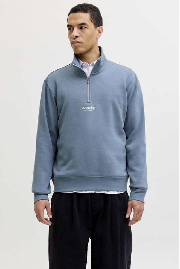 JACK & JONES ESSENTIALS sweater blauw