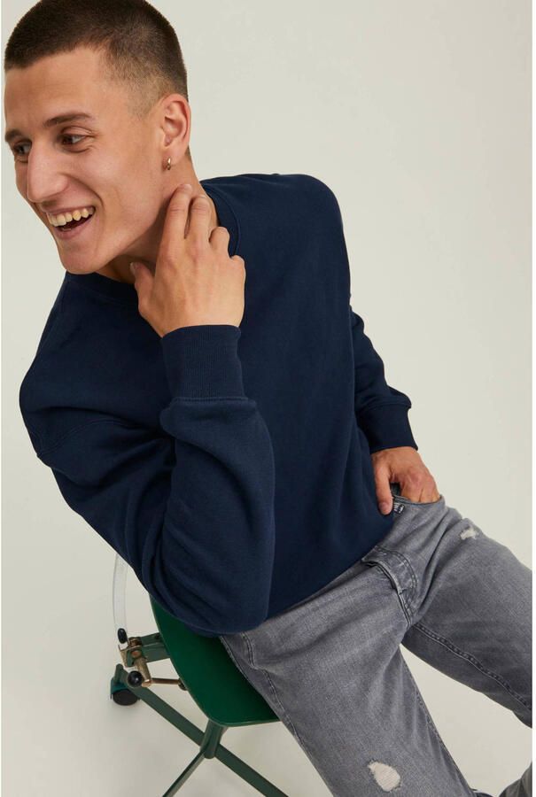 Jack & Jones Sweatshirt JJEBRADLEY met ribboorden voor dagelijks gebruik en vrije tijd