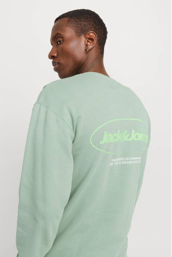 Jack & Jones Sweatshirt JJEBRADLEY GRAPHIC SWEAT CREW NOOS - Foto 3