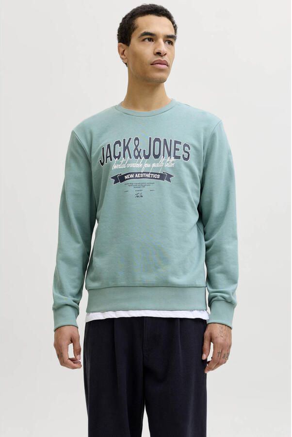 JACK & JONES ESSENTIALS sweater turquoise