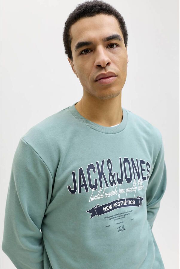 JACK & JONES ESSENTIALS sweater turquoise - Foto 3