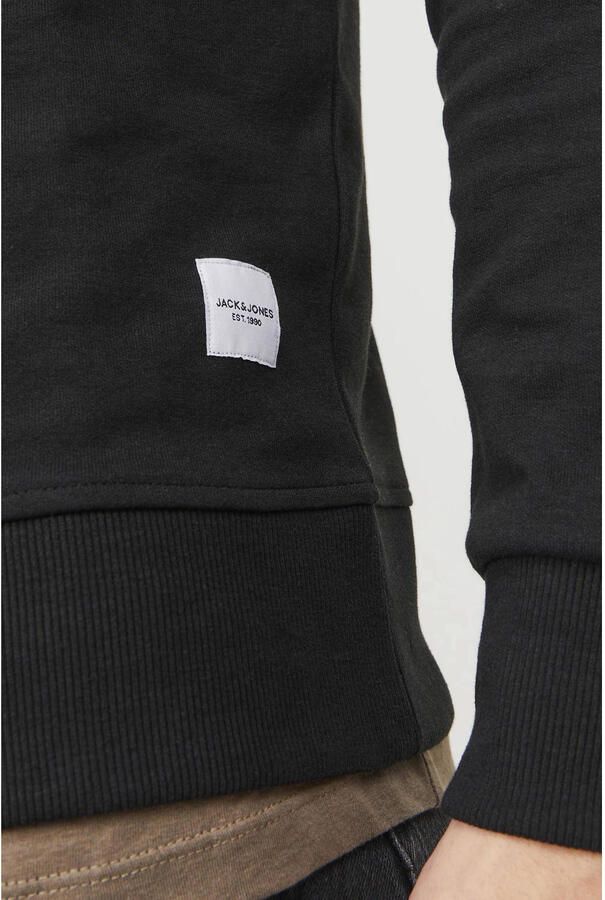 Jack & Jones Sweatshirt JJEBASIC met flaglabel en zachte katoenmix effen modieus regular fit katoen ronde hals - Foto 3