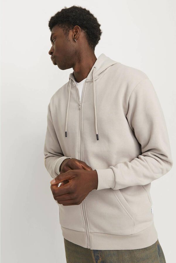 Jack & jones Sweatjack met steekzakken opzij model 'BRADLEY'