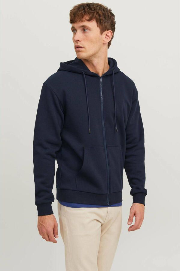 Jack & Jones Capuchonsweatvest JJEBRADLEY met capuchon ideaal voor koud seizoen