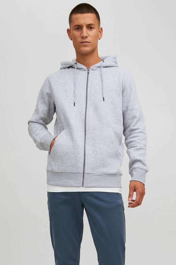 Jack & Jones Capuchonsweatvest JJEBRADLEY met capuchon ideaal voor koud seizoen