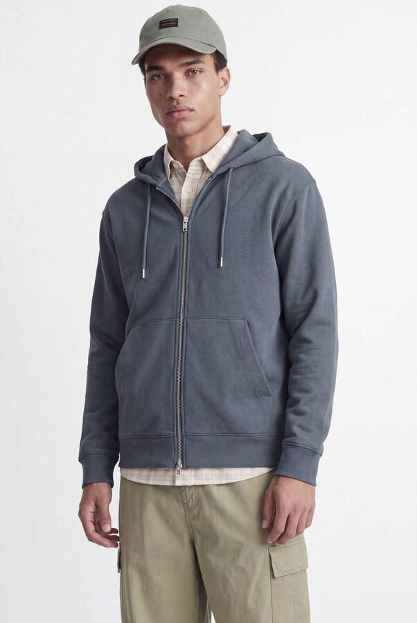 JACK & JONES ESSENTIALS sweatvest grijsblauw