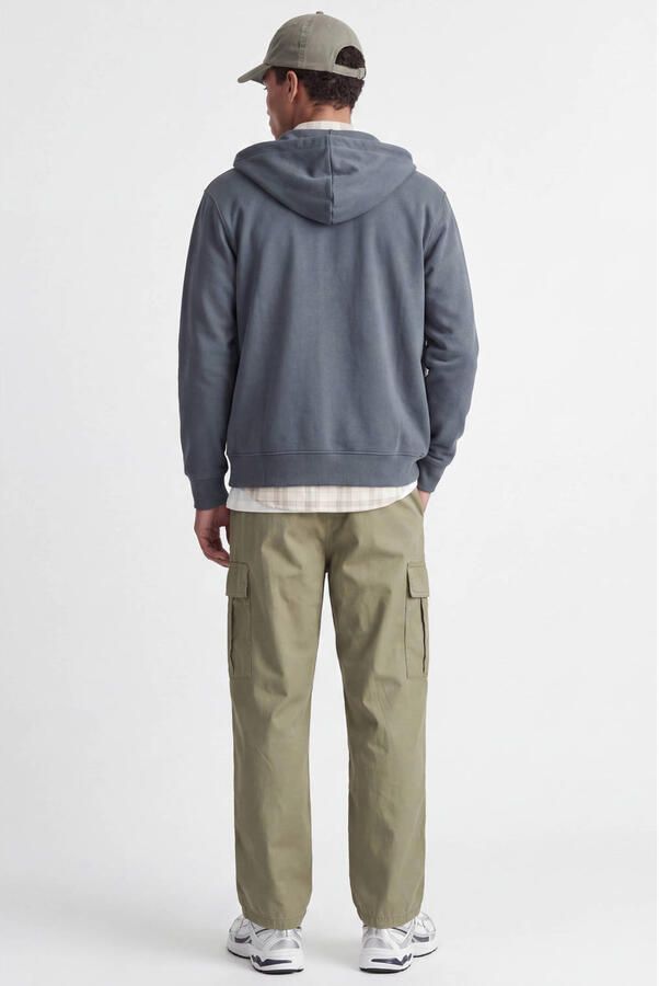 JACK & JONES ESSENTIALS sweatvest grijsblauw - Foto 2