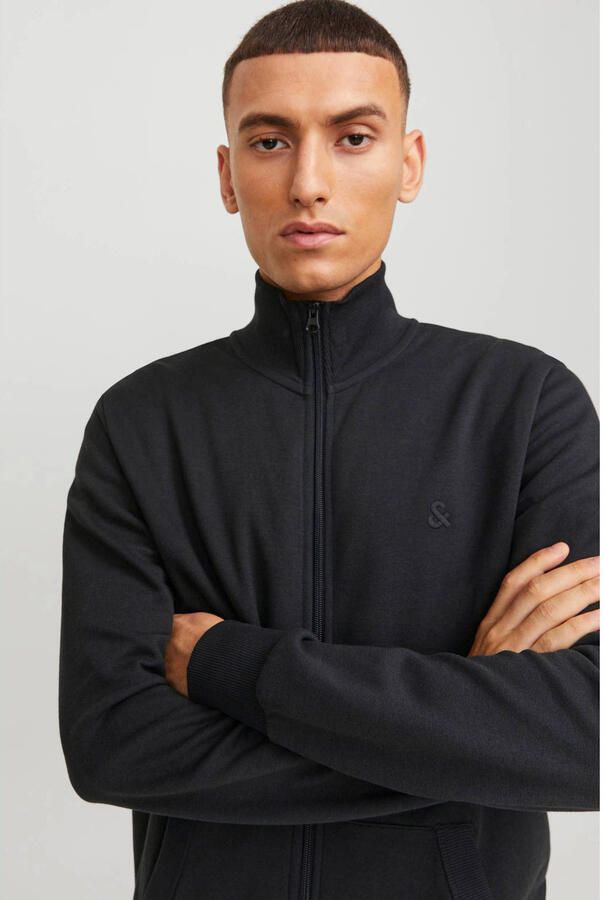 JACK & JONES ESSENTIALS sweatvest JJEPAULOS met logo black - Foto 2