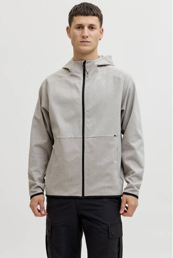 Jack & jones Regular fit sweatjack met capuchon model 'Base'