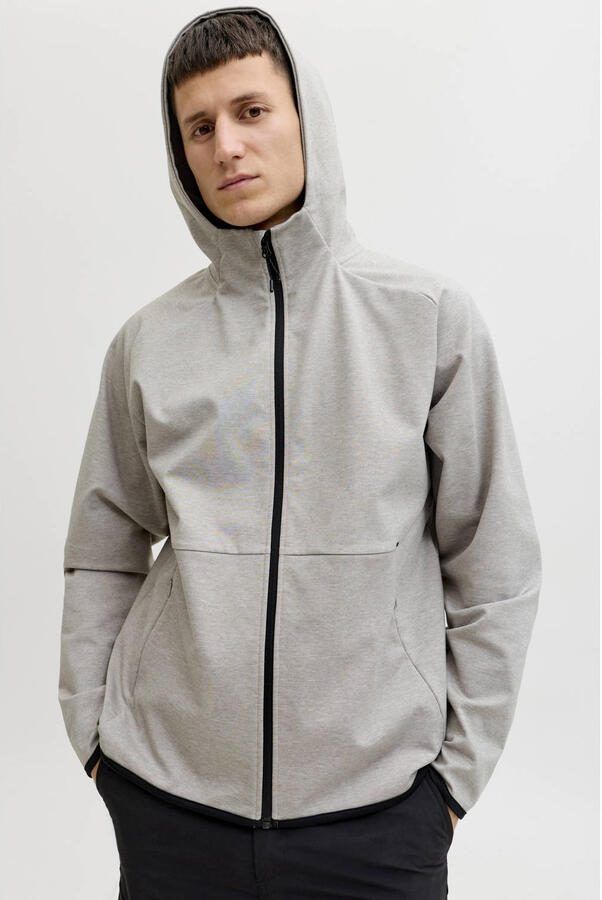 Jack & jones Regular fit sweatjack met capuchon model 'Base' - Foto 2