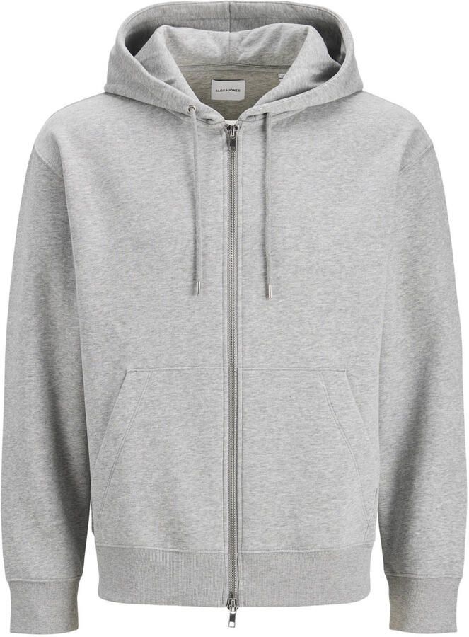 JACK & JONES ESSENTIALS sweatvest lichtgrijs
