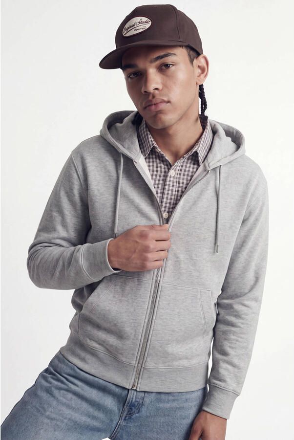 JACK & JONES ESSENTIALS sweatvest lichtgrijs - Foto 2