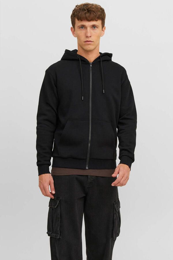 Jack & Jones Capuchonsweatvest JJEBRADLEY met capuchon ideaal voor koud seizoen