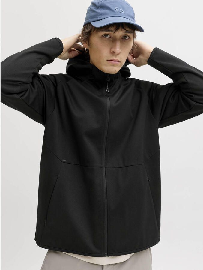 Jack & jones Regular fit sweatjack met capuchon model 'Base'
