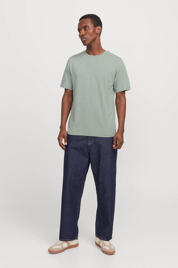 Jack & Jones Shirt met ronde hals JJEORGANIC MELANGE TEE SS O-NECK NOOS - Foto 2