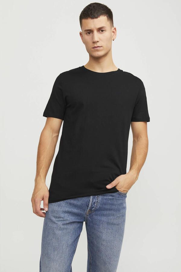 Jack & Jones T-shirt JJEORGANIC BASIC TEE SS O-NE 5PK MP NOOS (5-delig Set van 5)