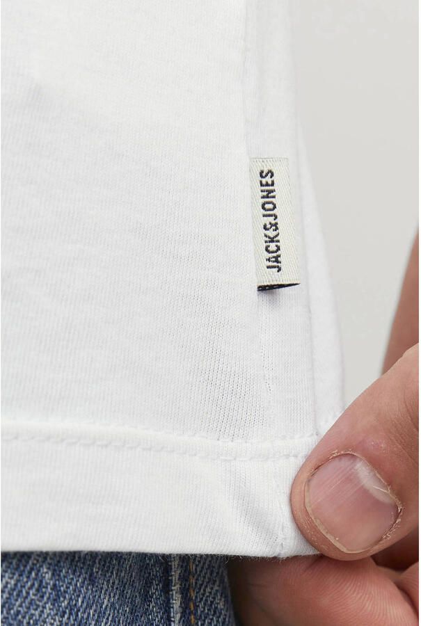 Jack & Jones T-shirt JJEORGANIC BASIC TEE SS O-NE 5PK MP NOOS (5-delig Set van 5) - Foto 3